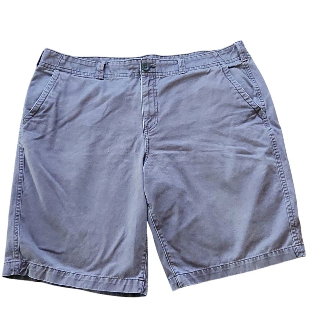 Urban Pipeline flat front "hits at knee" charcoal gray men's 40W shorts
